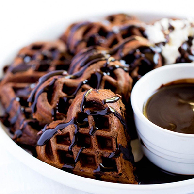 "Triple Chocolate Waffle (Belgian Waffle) - Click here to View more details about this Product